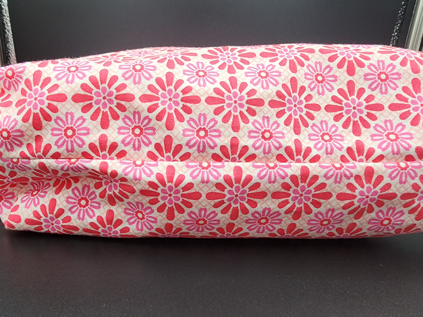 Floral Motif Project Bag 7" Zipper