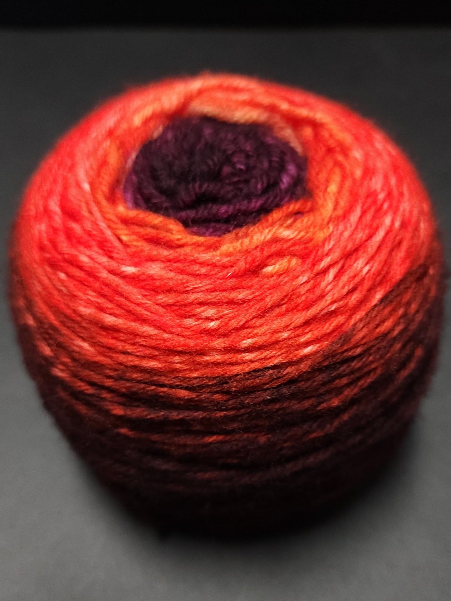 Worsted Weight Hand Dyed Fade Wool Yarn