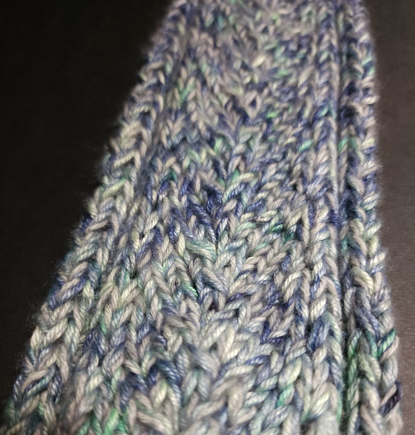 Seahawks Themed Ear Warmer Headband Hand-Knit