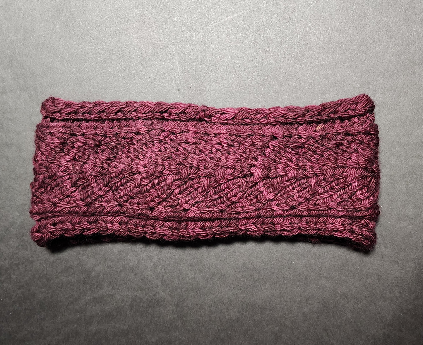 Thick Ear Warmer Head Band Hand Knit Wool