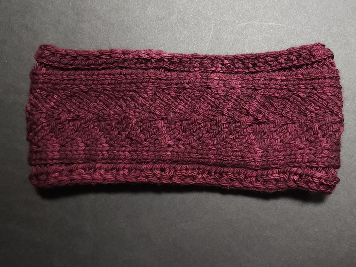 Ear Warmer Headband Hand-Knit Wool