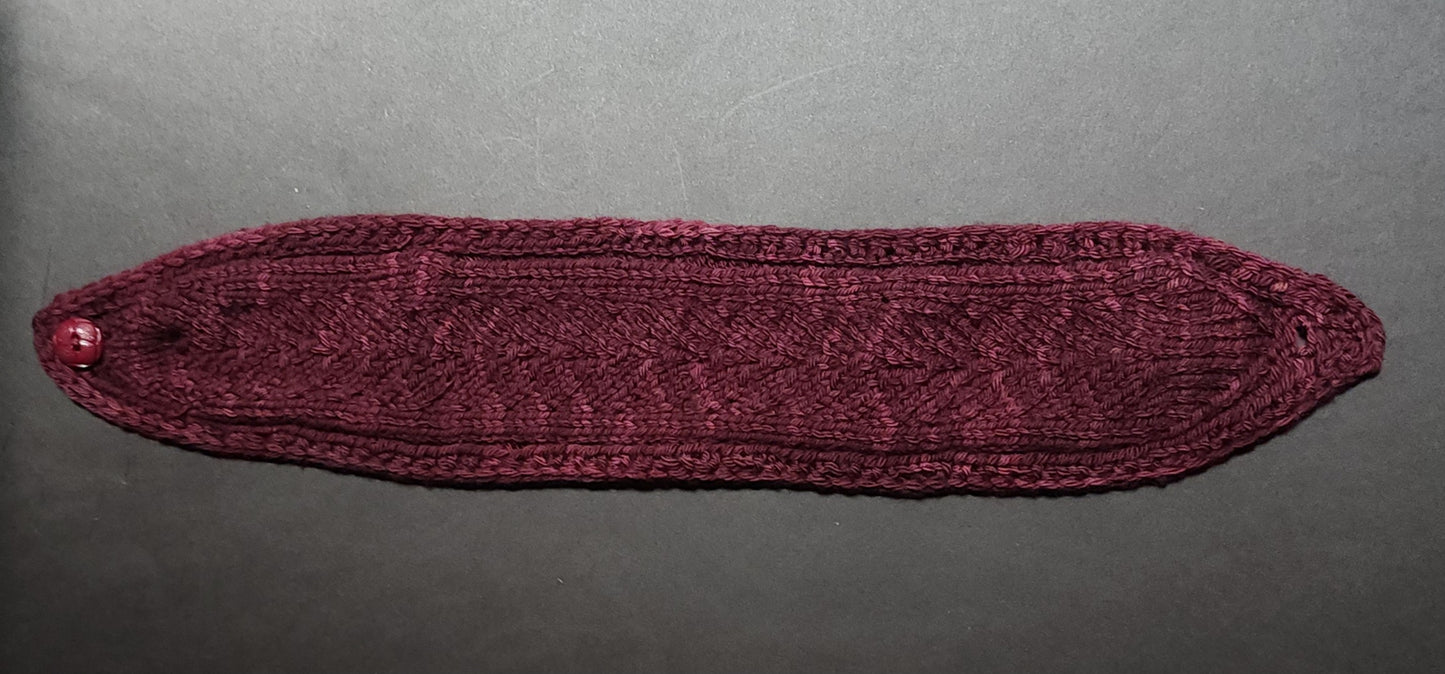 Ear Warmer Headband Hand-Knit Wool