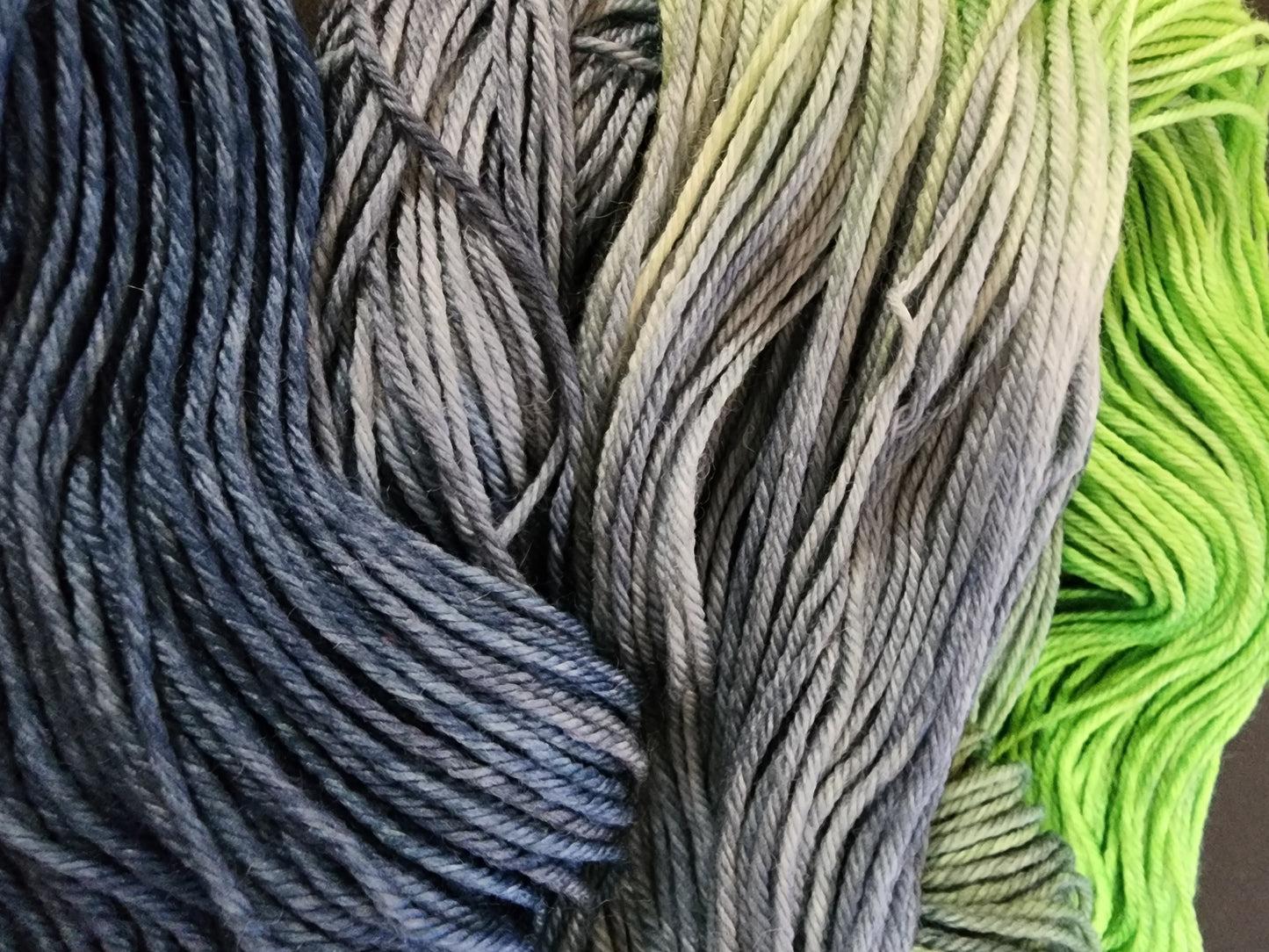 Seahawk Themed DK Weight Hand-Dyed Yarn