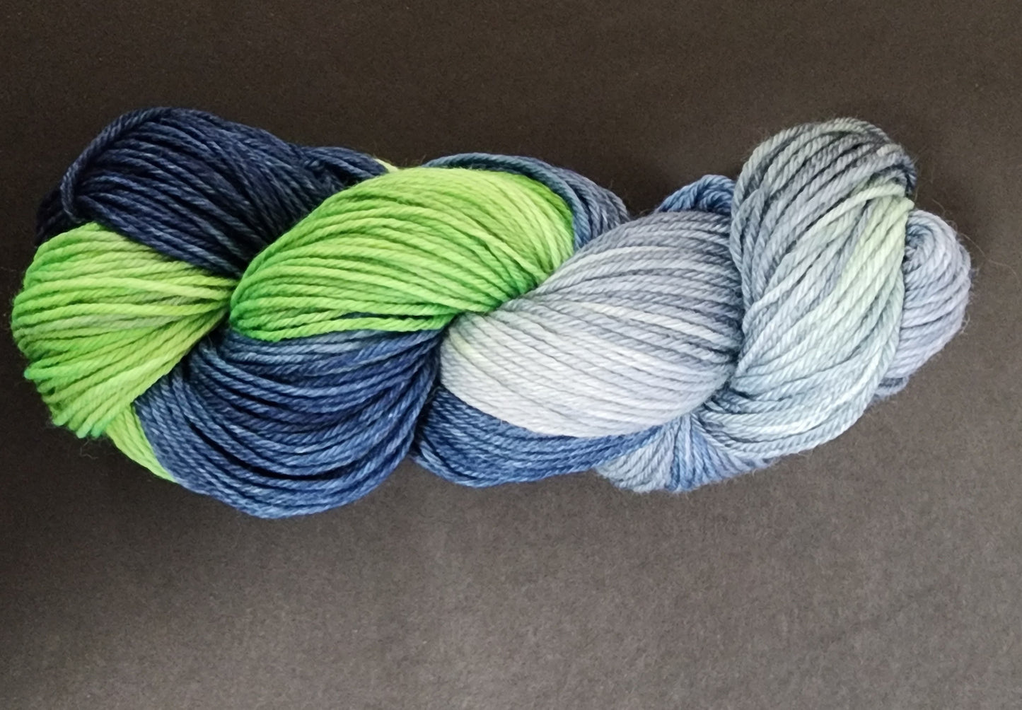 Seahawk Themed DK Weight Hand-Dyed Yarn