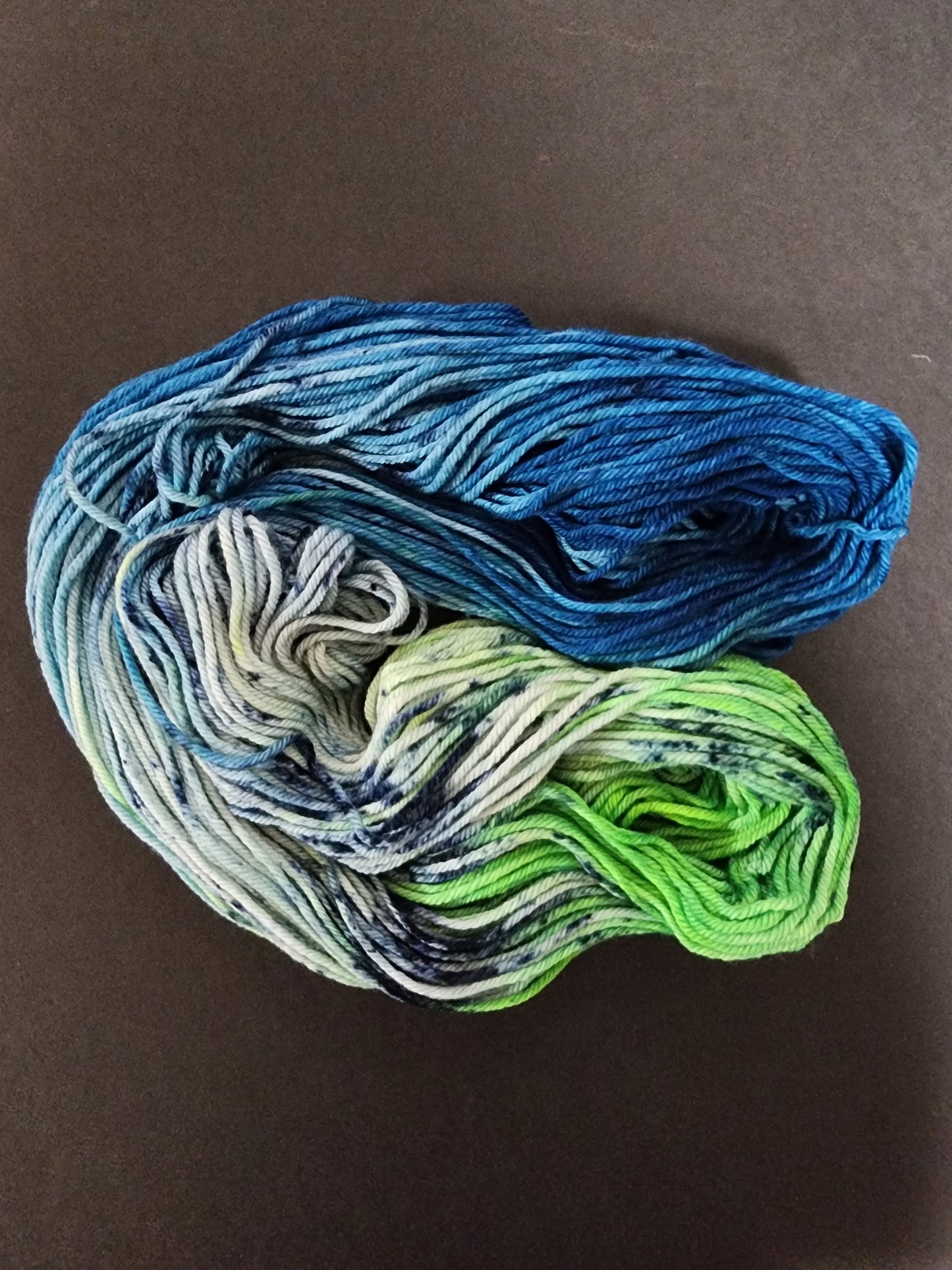 Seahawk Themed DK Weight Hand-Dyed Yarn