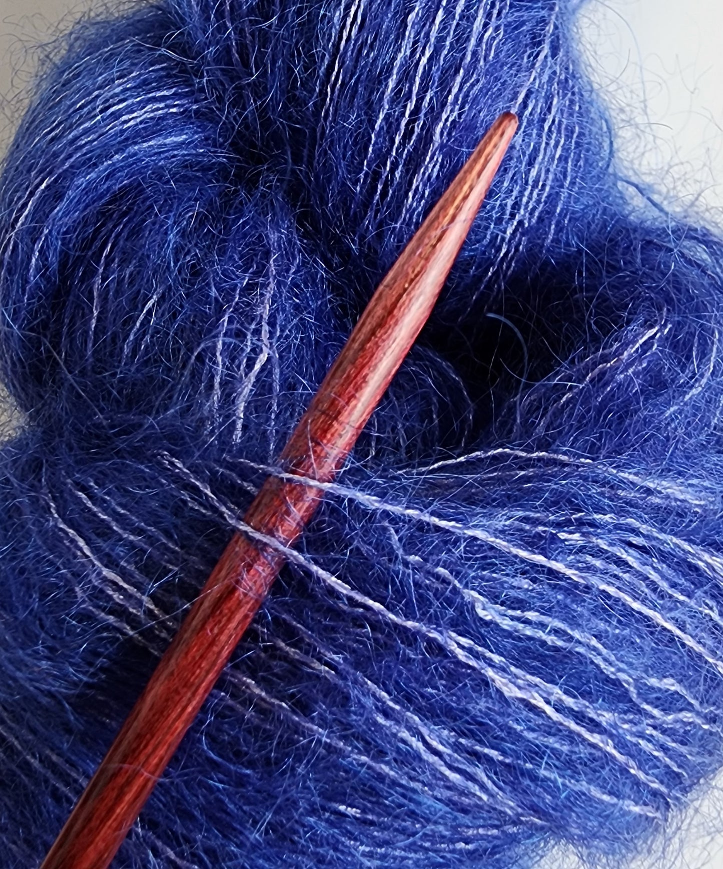 Periwinkle Mohair & Silk Yarn