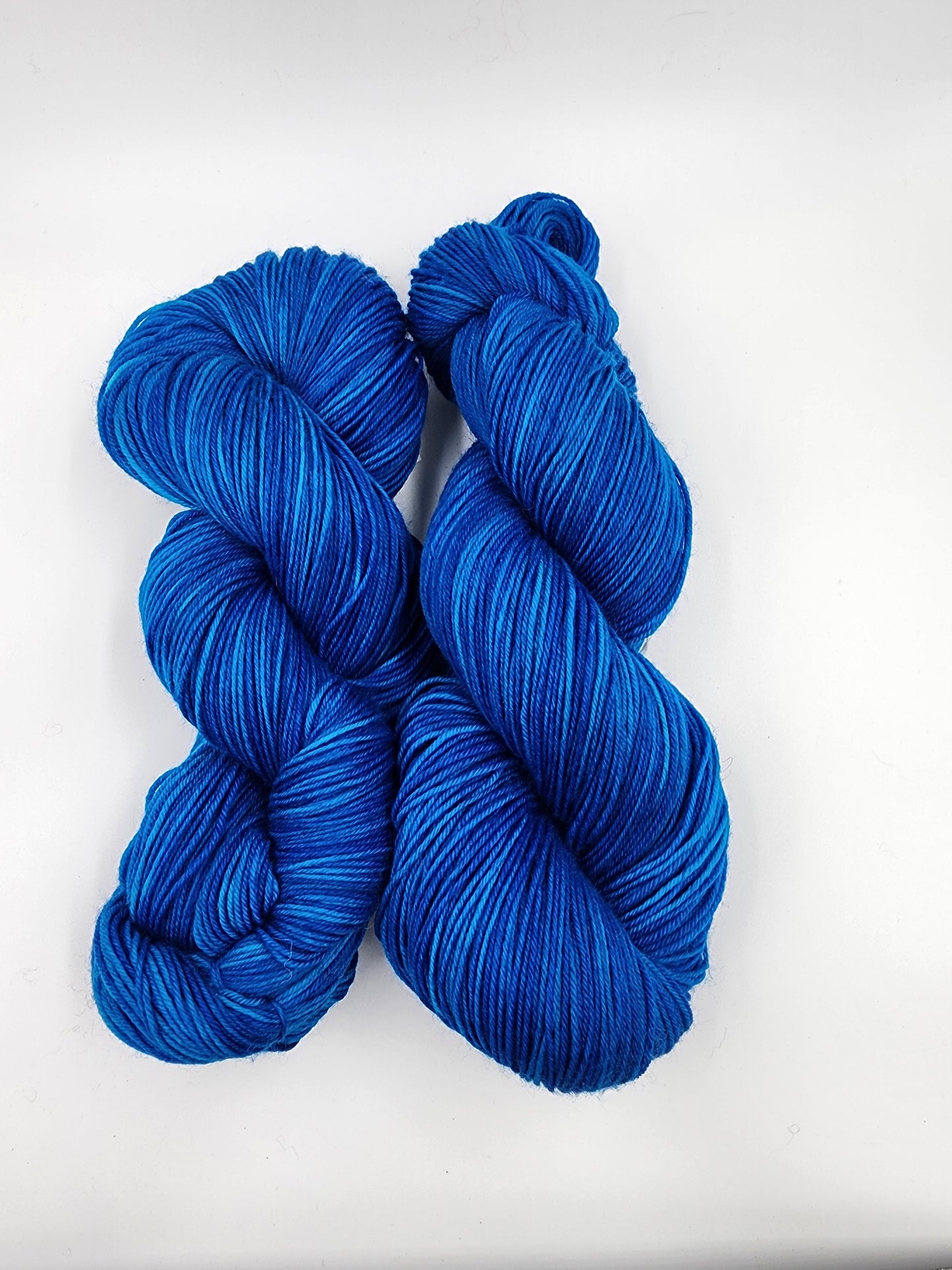 Shades of Blue Wool Blend Yarn Sock Weight