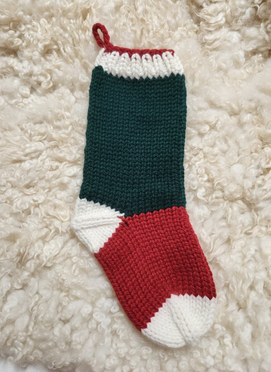 Classic Colored Christmas Stocking