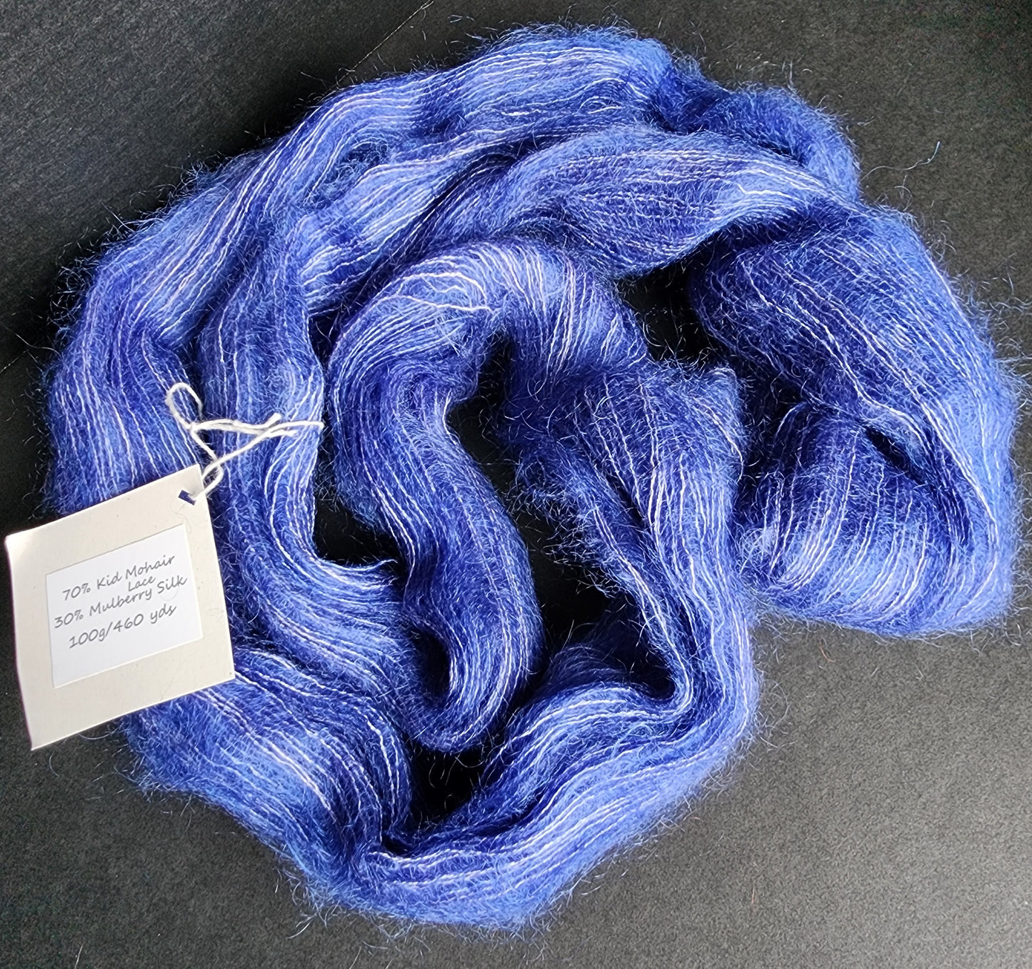 Periwinkle Mohair & Silk Yarn