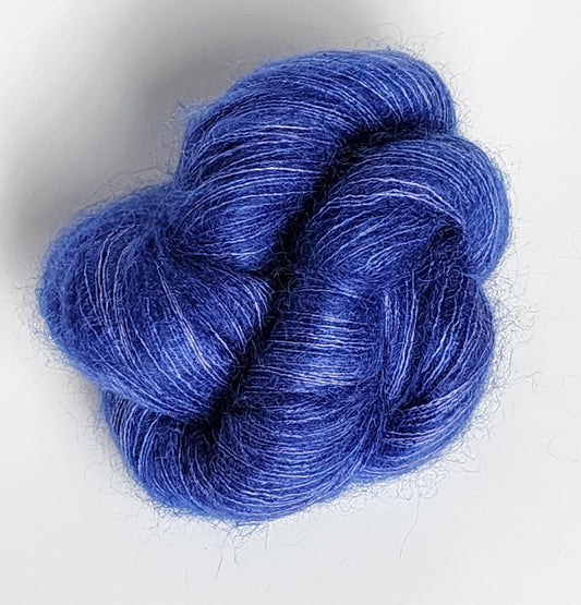 Periwinkle Mohair & Silk Yarn