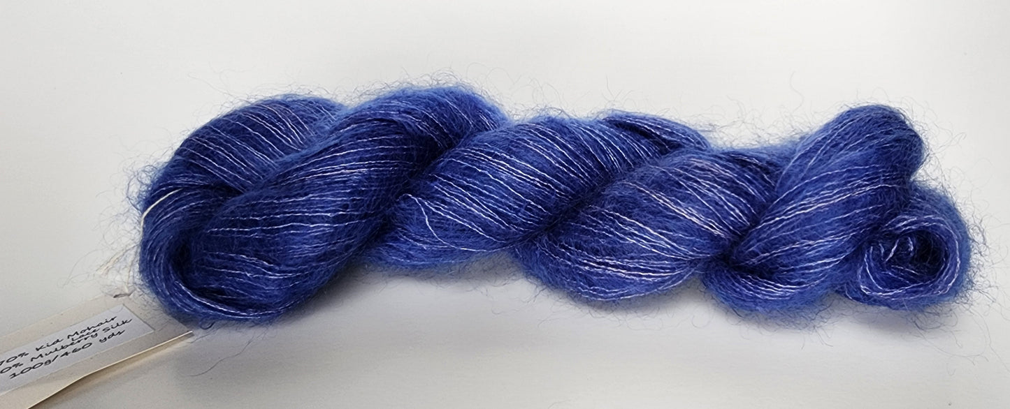 Periwinkle Mohair & Silk Yarn