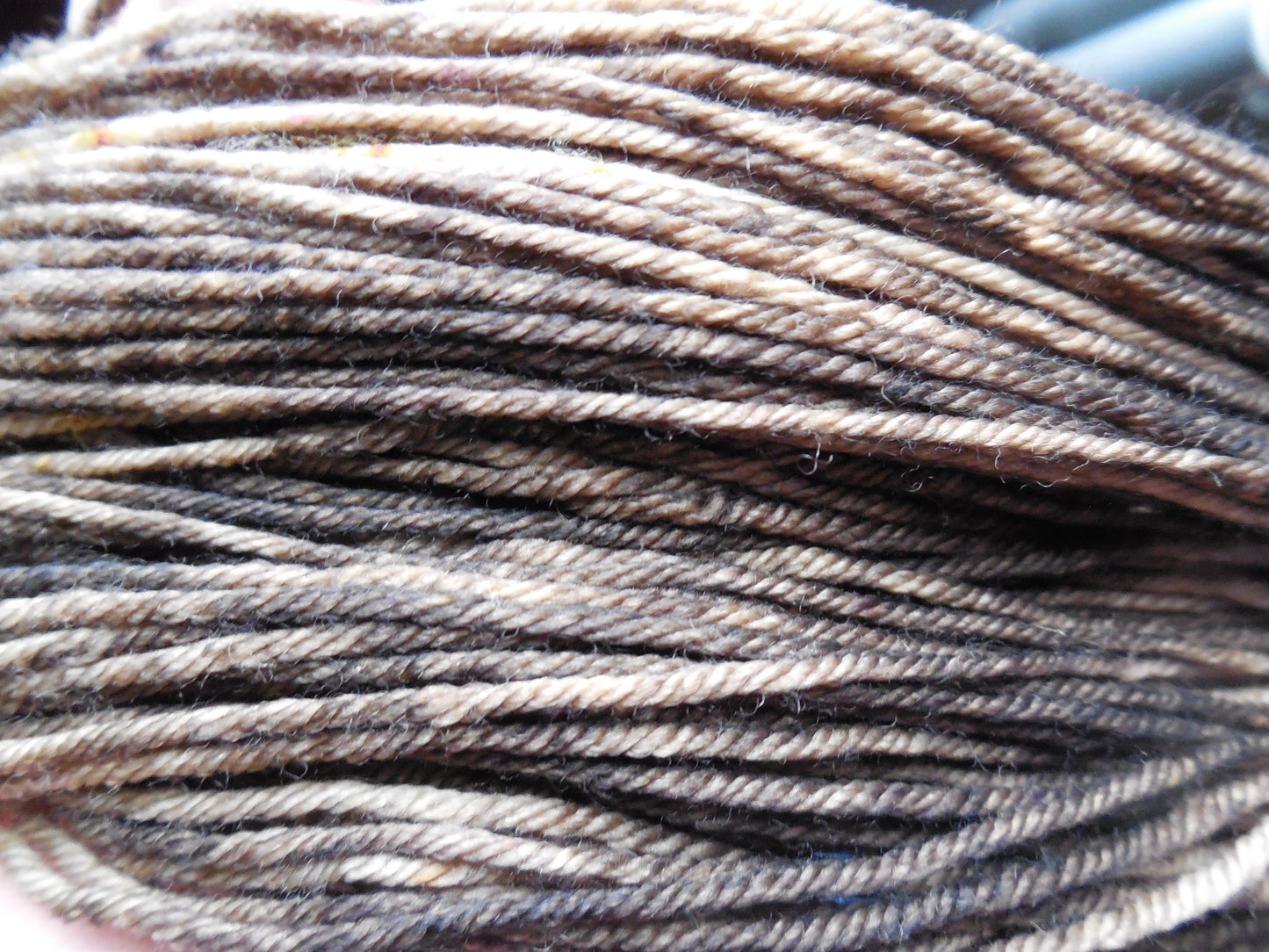 Chestnut Speckled Variegated Wool Yarn