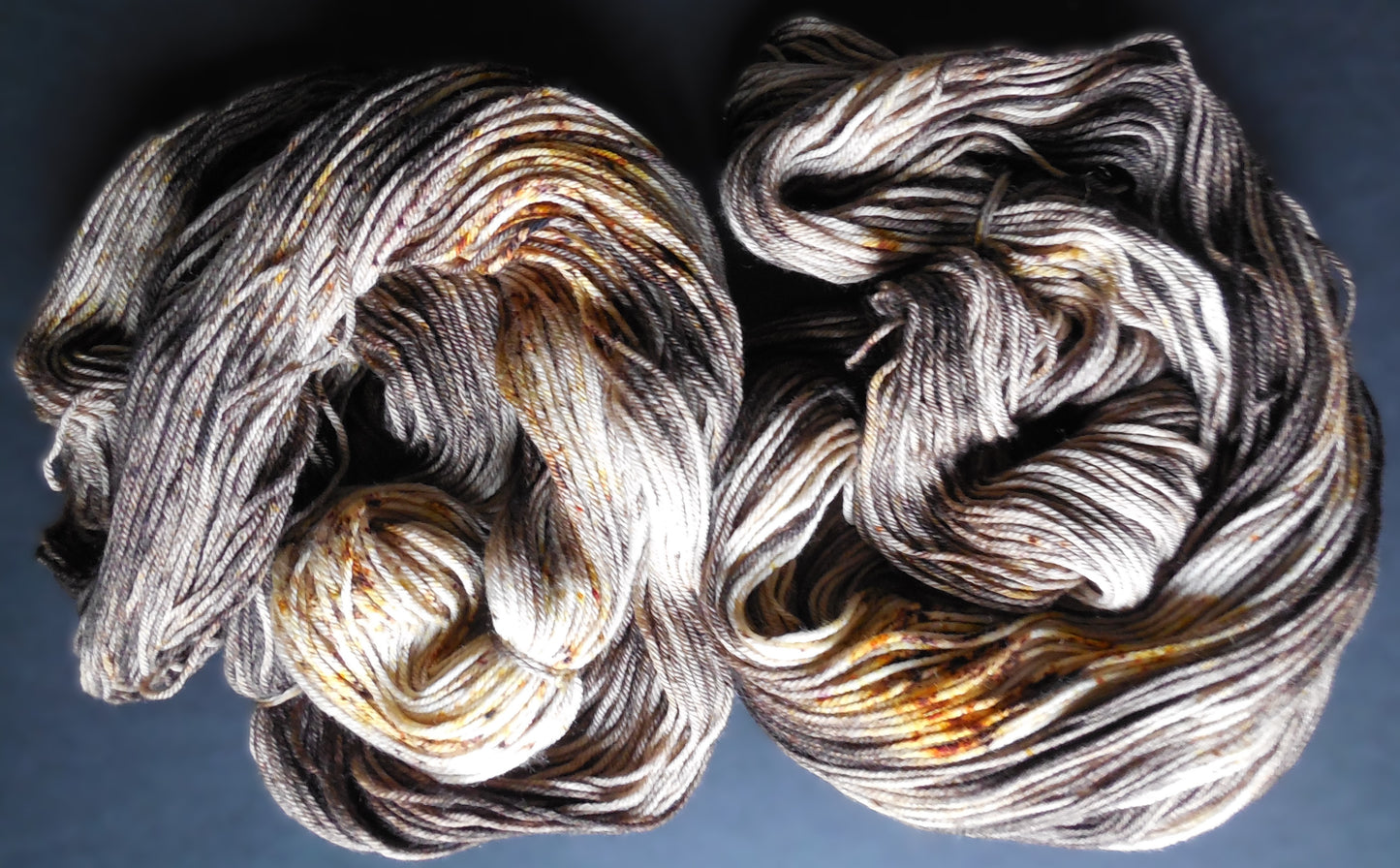 Chestnut Speckled Variegated Wool Yarn