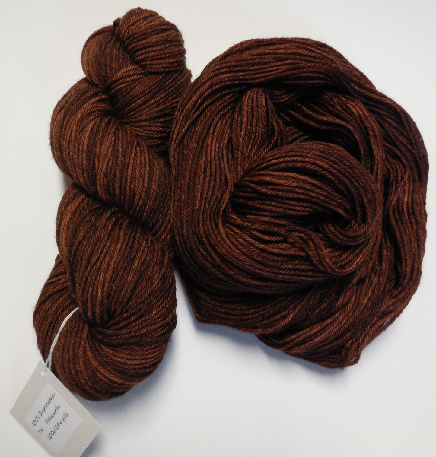 Chestnut Brown Wool Yarn DK Weight