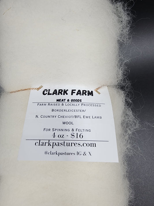 Farm Raised Wool For Spinning