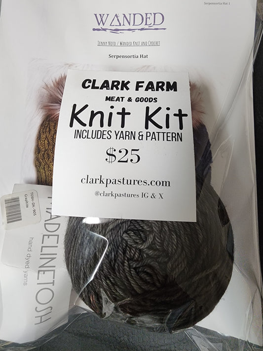 Serpensortia Hat Pattern Knit Kit