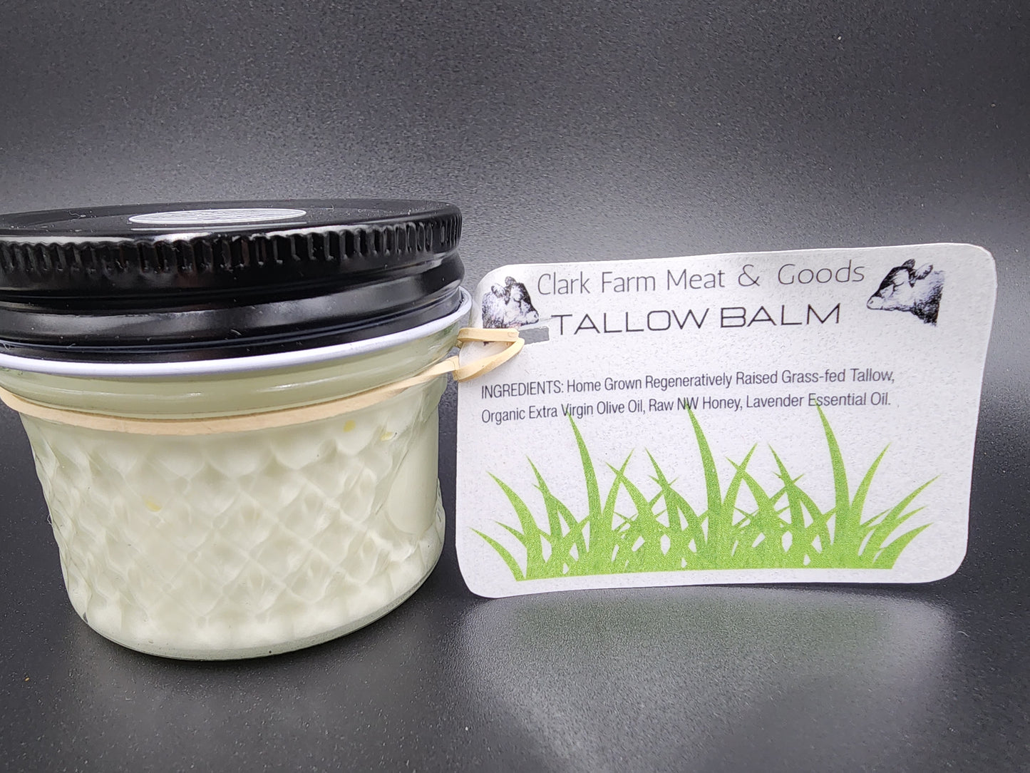 Grass-Fed Whipped Tallow Balm Lavender Scent 2 OZ