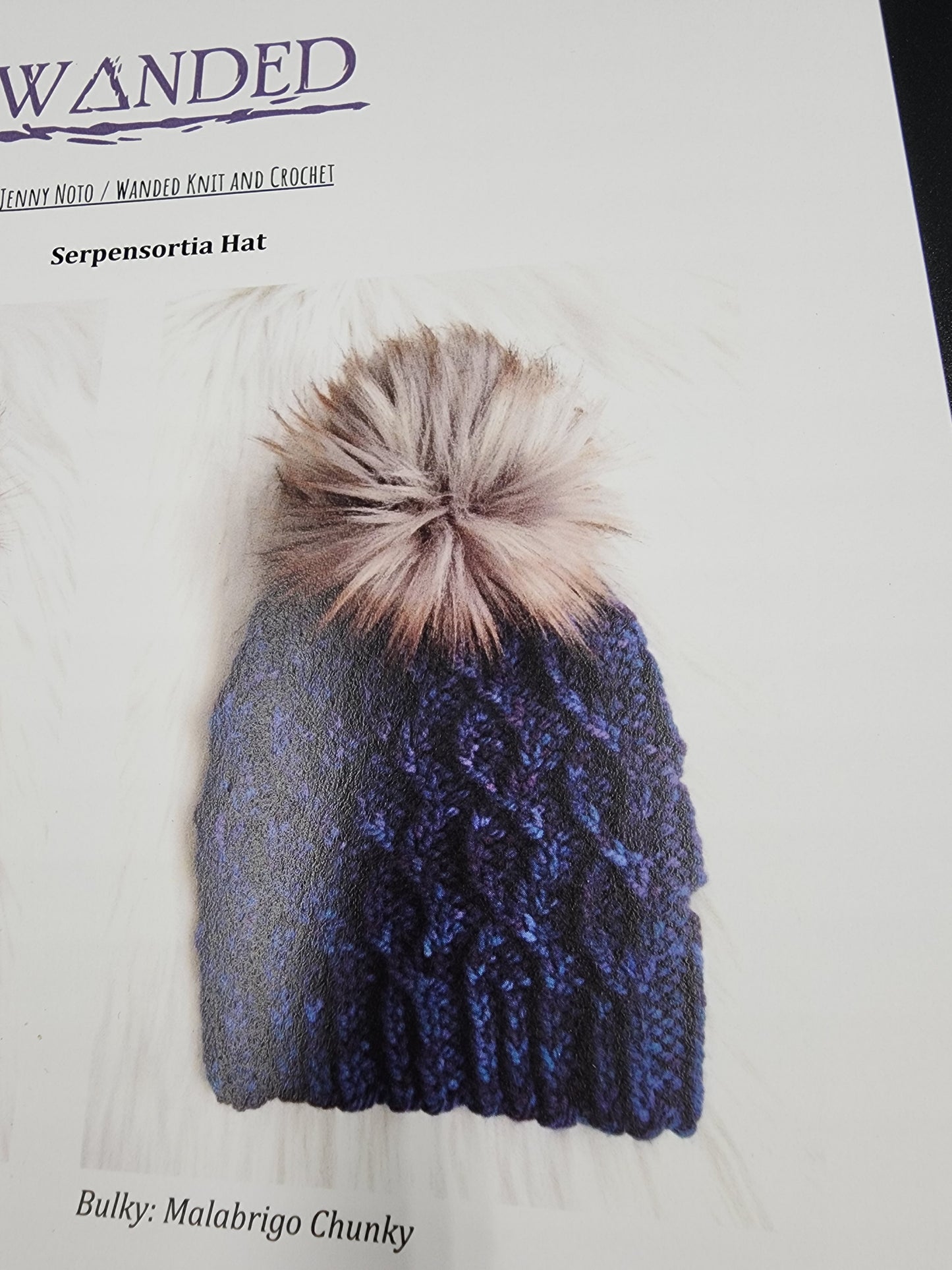 Serpensortia Hat Pattern Knit Kit