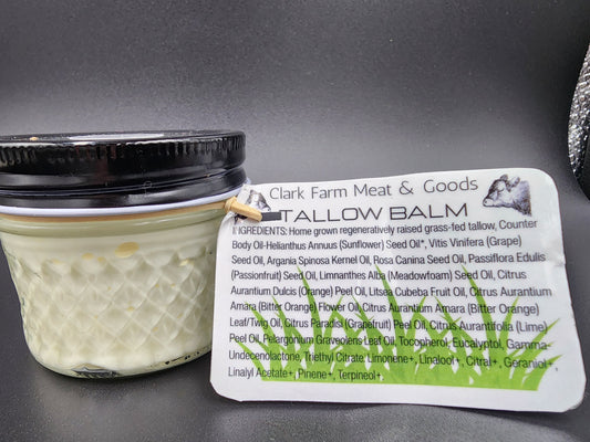 Grass-Fed Whipped Tallow Balm Neroli Scent 2.5 OZ