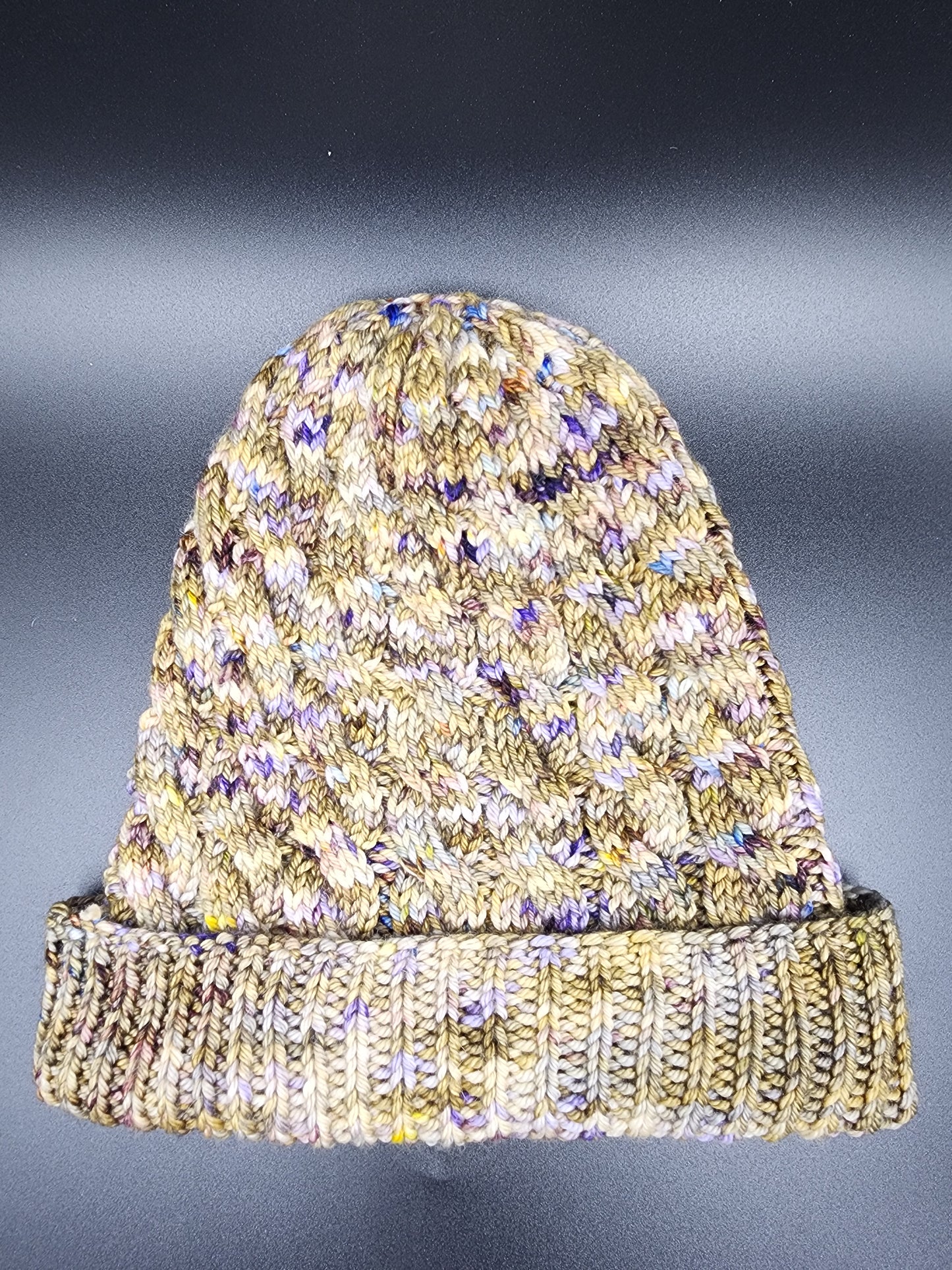 Soft Wool Cable Knit Hat