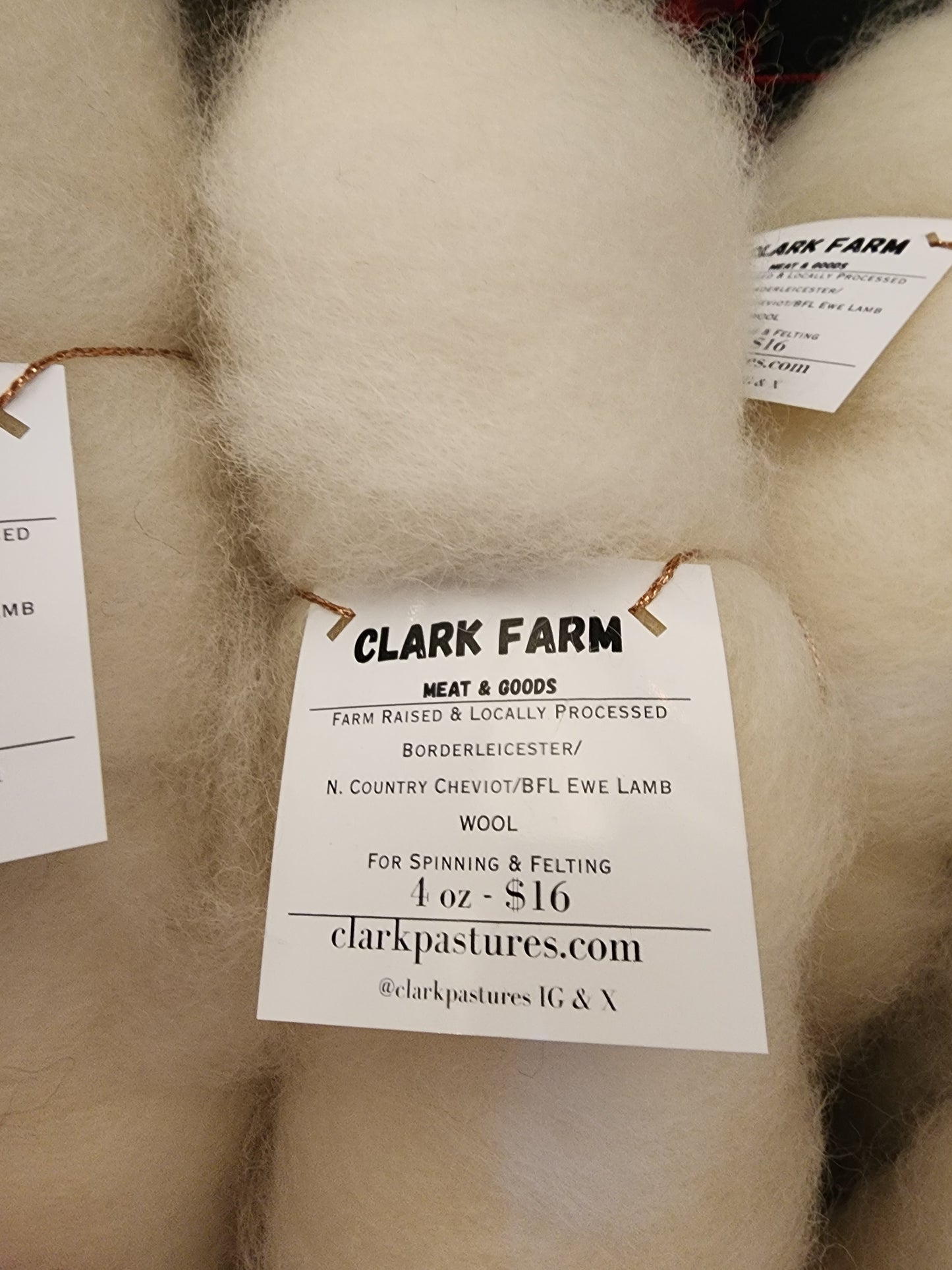 Farm Raised Wool For Spinning