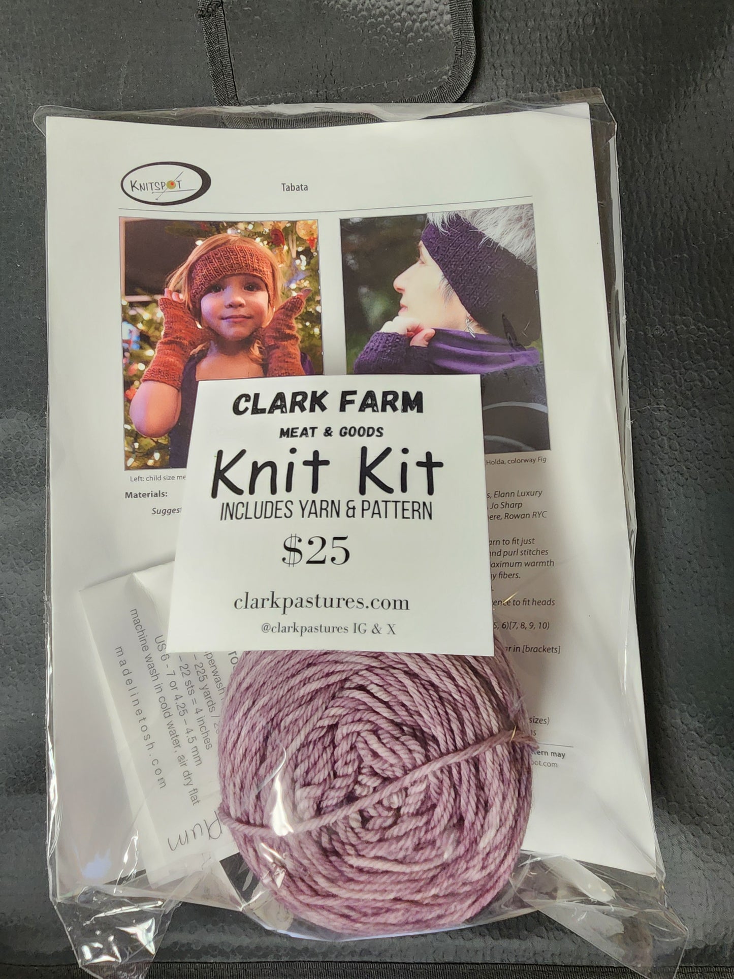 Headband & Fingerless Glove Knit Kit