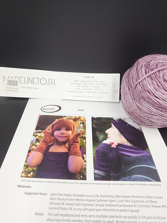 Headband & Fingerless Glove Knit Kit
