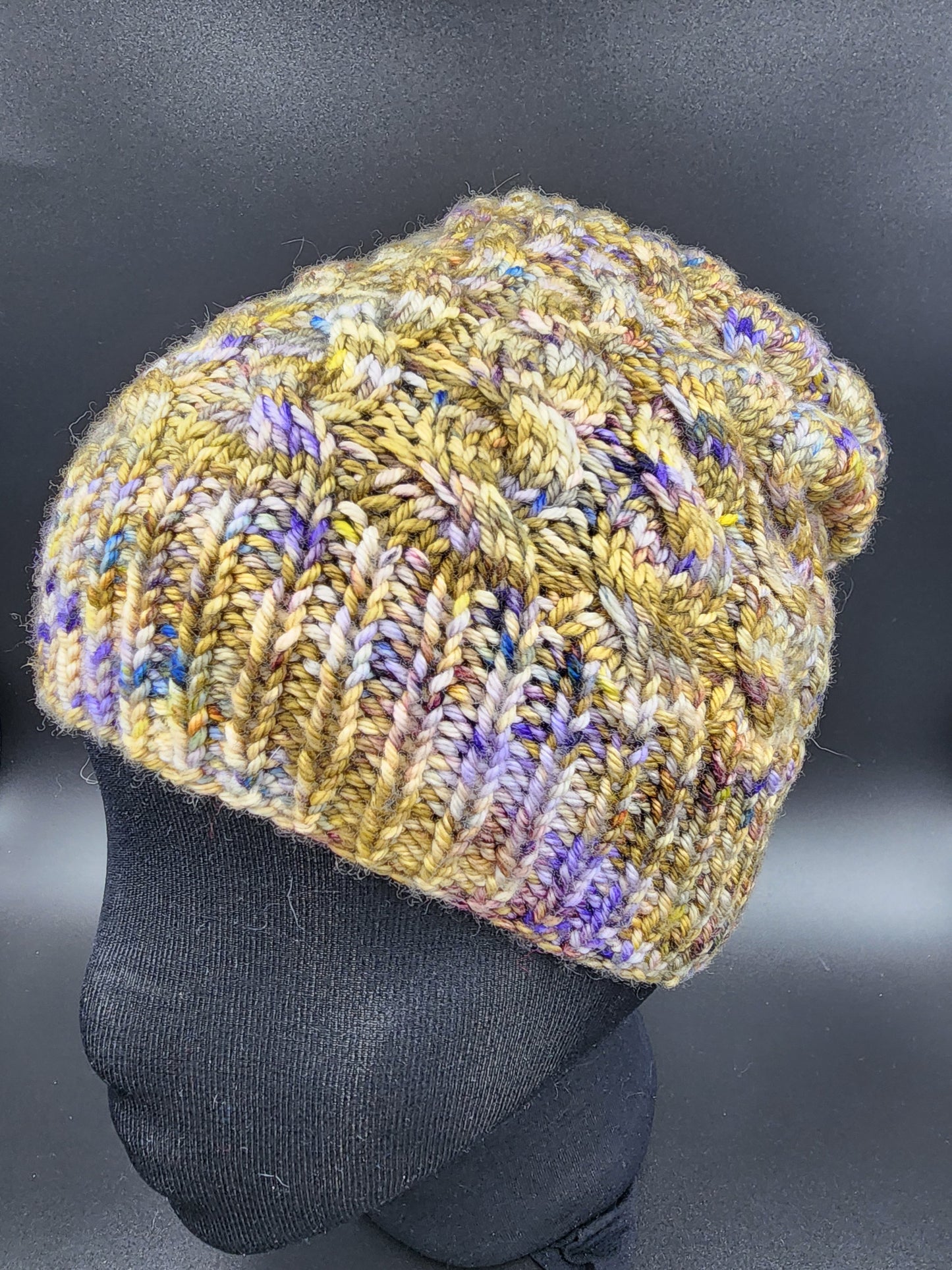 Soft Wool Cable Knit Hat