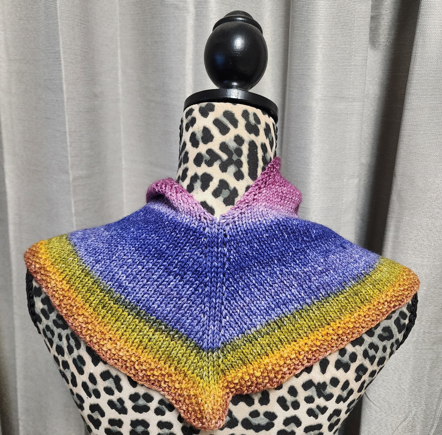 Tasseled Cowl In Custom Yarn