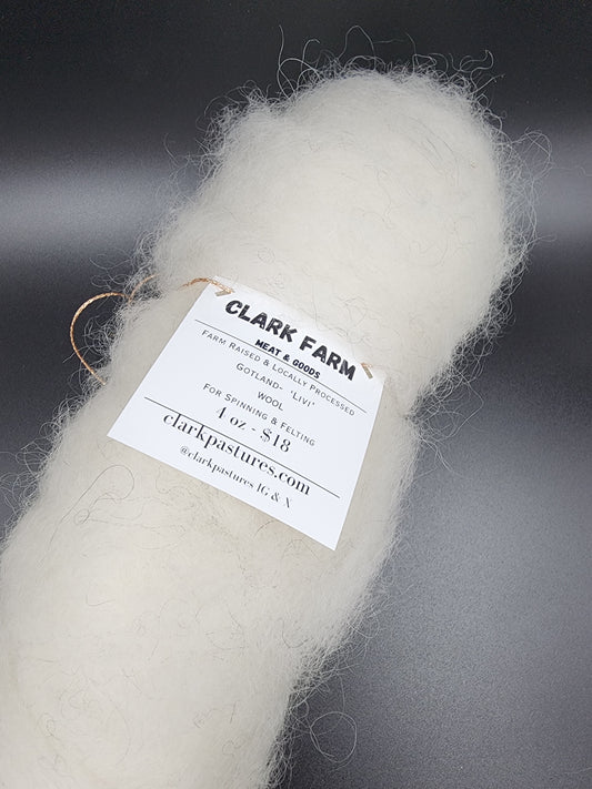 Gotland Spinning & Felting Wool