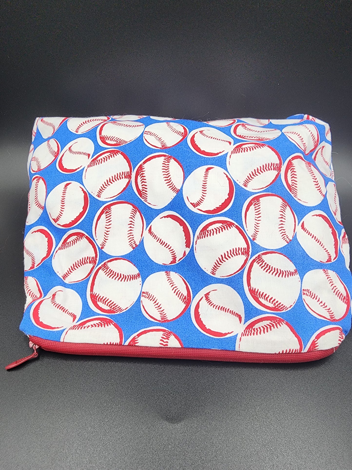 Baseball Themed Zipper Bag