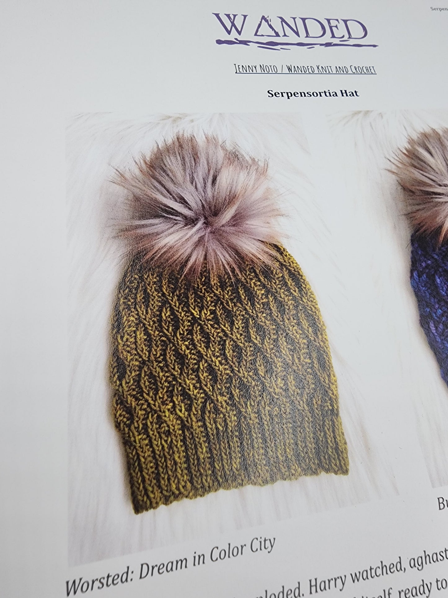 Serpensortia Hat Pattern Knit Kit